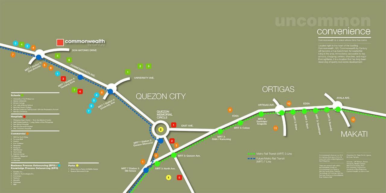 The Residences At Commonwealth By Century Properties Quezon City Esterno foto